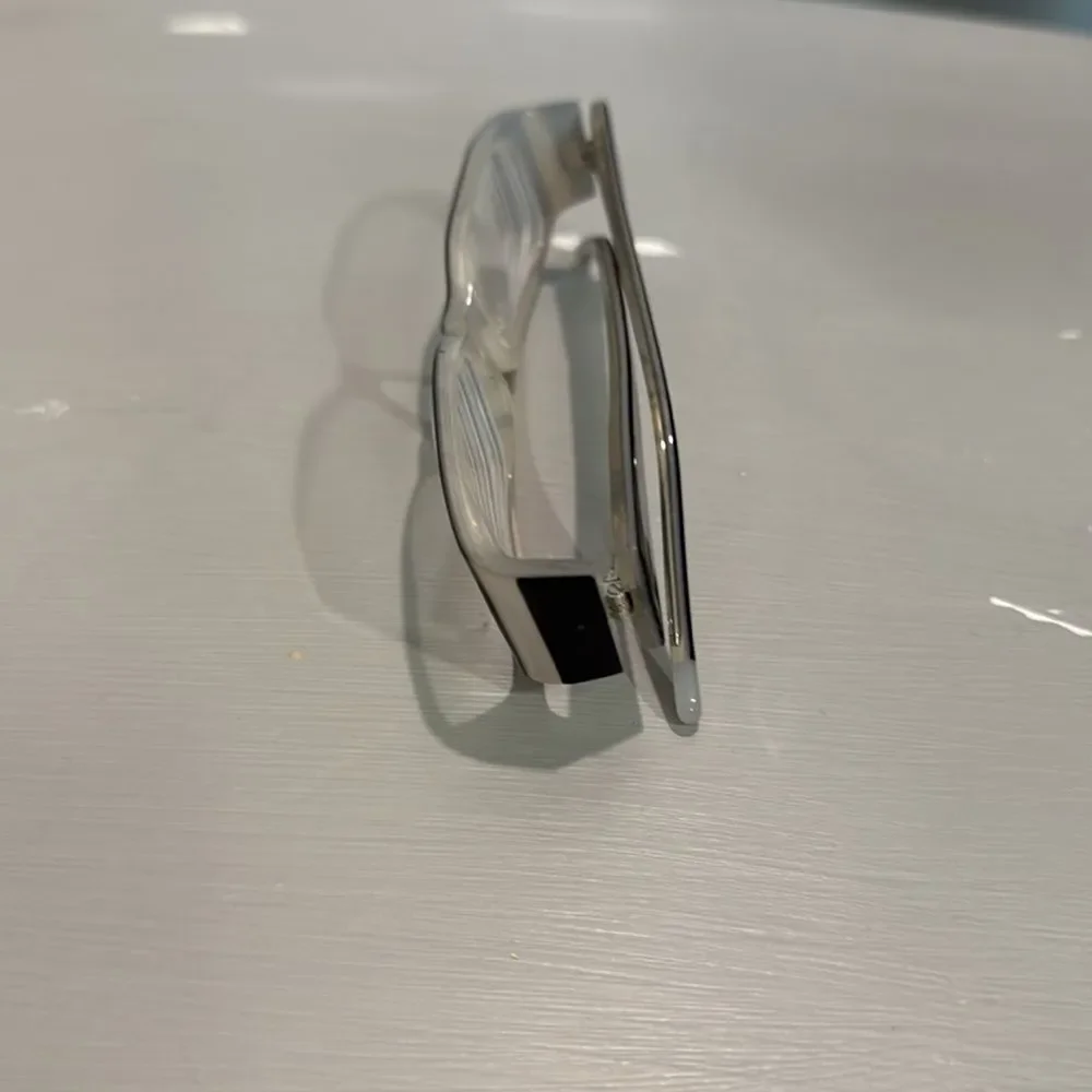 DKNY Eyeglass Frames Black White Rectangle Prescription Glasses Women